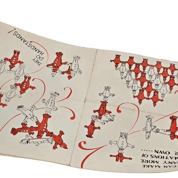 Marx Klown Kapers Toy Set Instructions Replacement Ephemera Clown USA Vintage - Picture 6 of 10